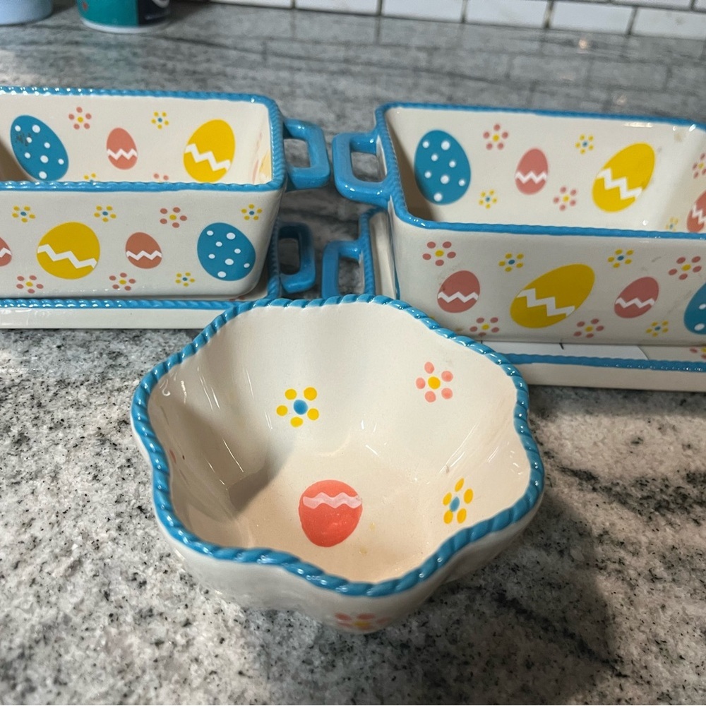 COPY - Temptations Easter Bunny and Egg Ceramic Bakeware Set - Picture 4 of 10